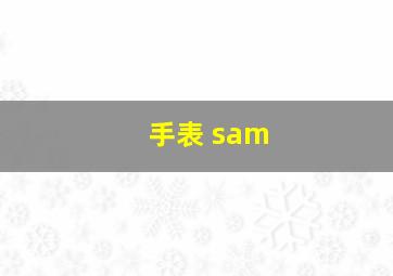 手表 sam